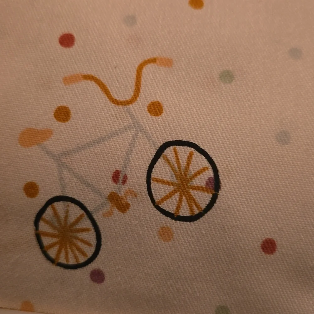 New Pillowfort Kids Playing Outdoor Fun‎ Bicycle Polka Dots Shower Curtain 72x72